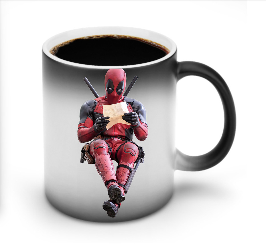 （画像用） Deadpool デッドプール 温度変色マグカップ