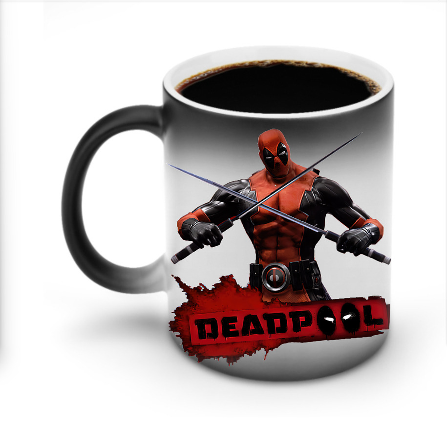 （画像用） Deadpool デッドプール 温度変色マグカップ