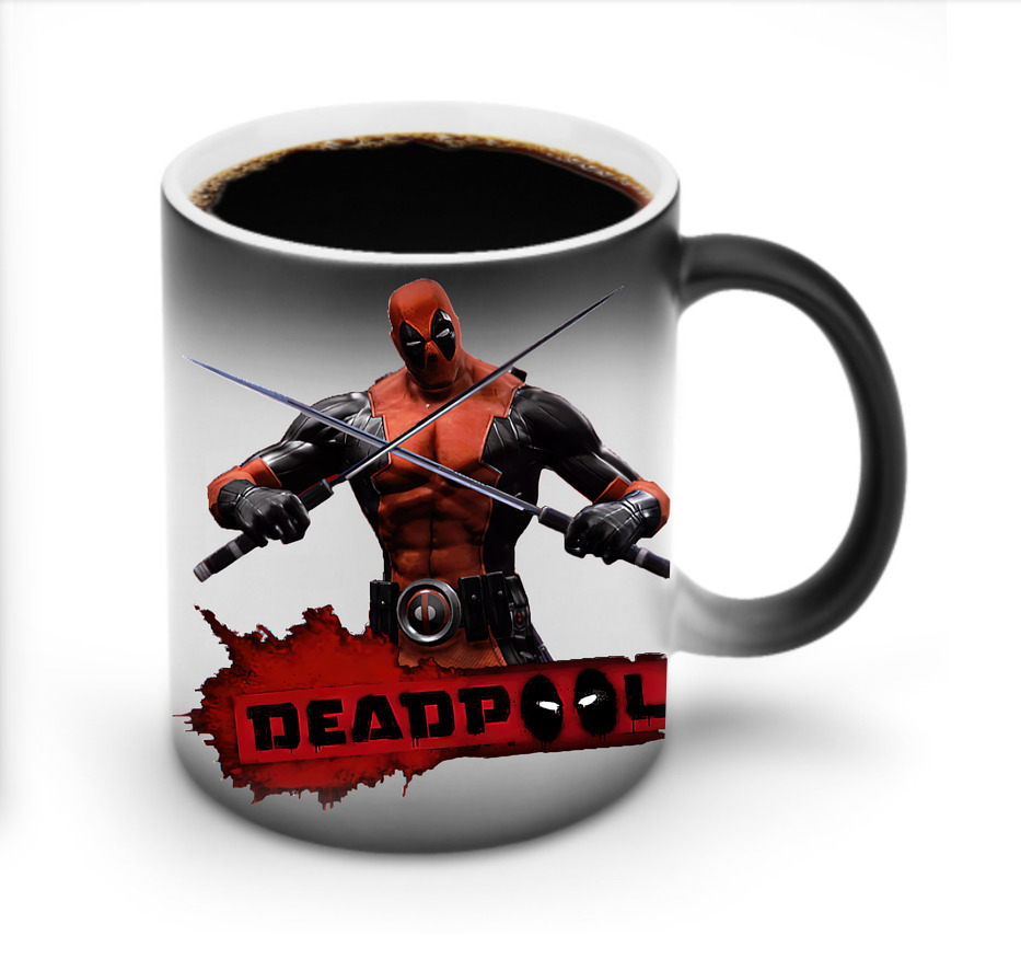 （画像用） Deadpool デッドプール 温度変色マグカップ