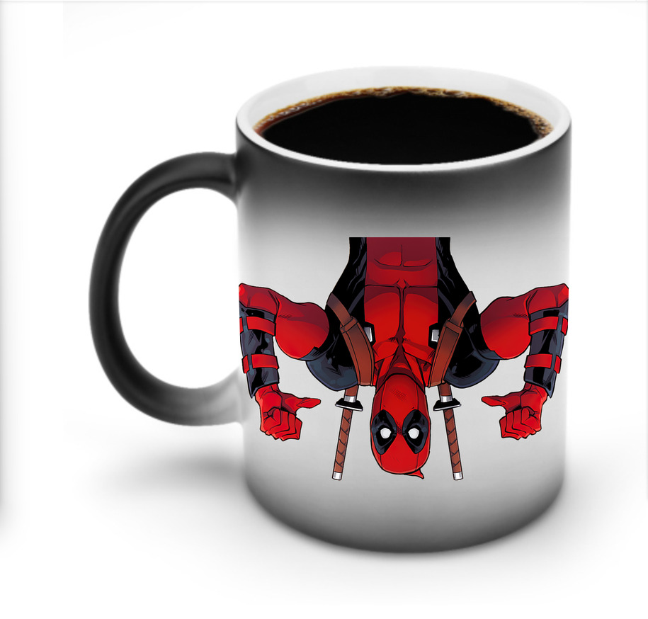 （画像用） Deadpool デッドプール 温度変色マグカップ