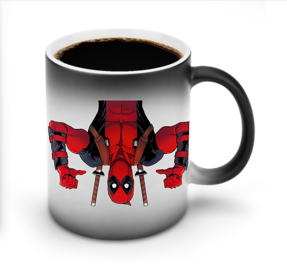 （画像用） Deadpool デッドプール 温度変色マグカップ