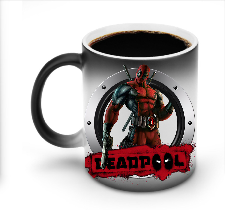 （画像用） Deadpool デッドプール 温度変色マグカップ