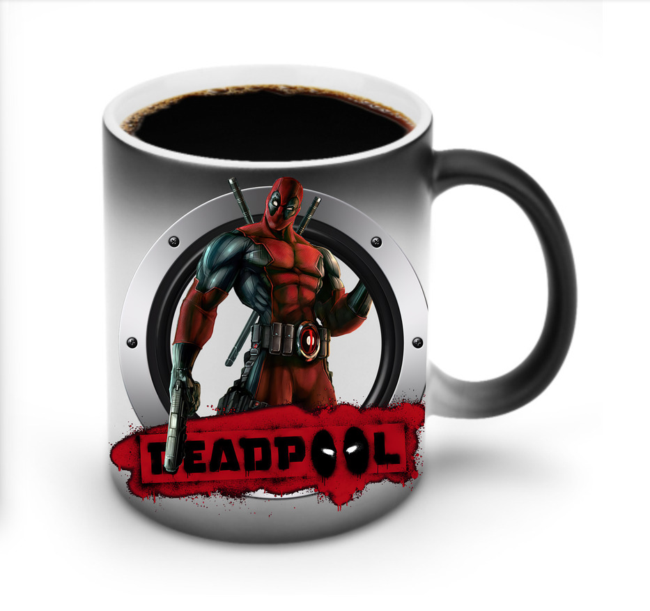 （画像用） Deadpool デッドプール 温度変色マグカップ