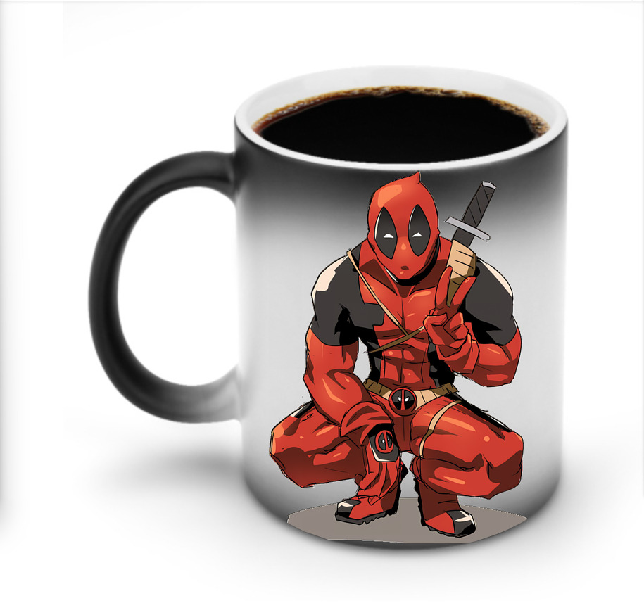 （画像用） Deadpool デッドプール 温度変色マグカップ