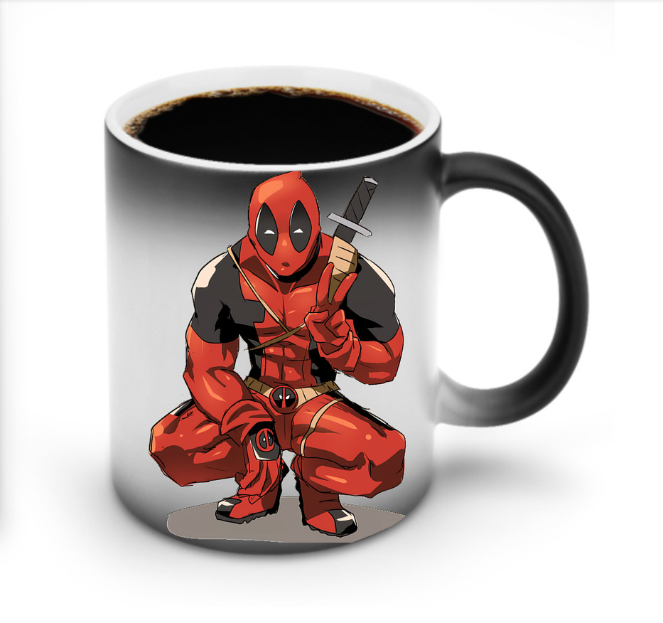 （画像用） Deadpool デッドプール 温度変色マグカップ