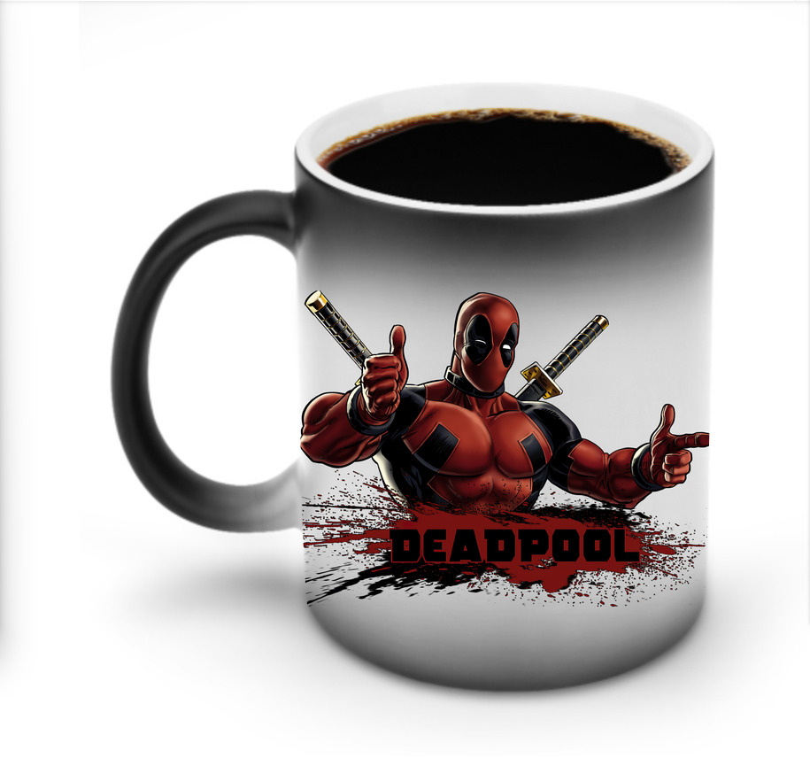 （画像用） Deadpool デッドプール 温度変色マグカップ