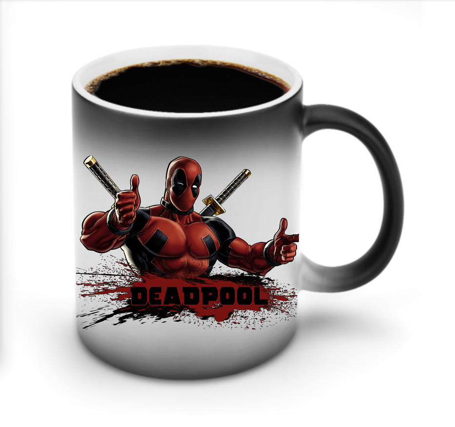 （画像用） Deadpool デッドプール 温度変色マグカップ