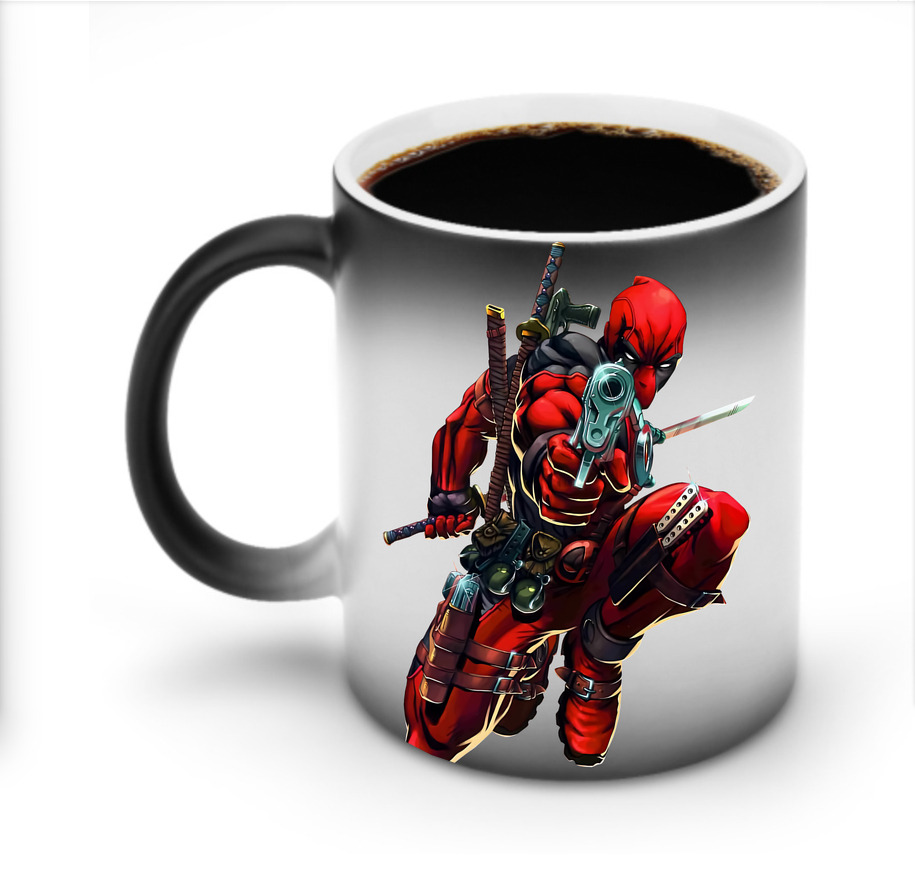 （画像用） Deadpool デッドプール 温度変色マグカップ