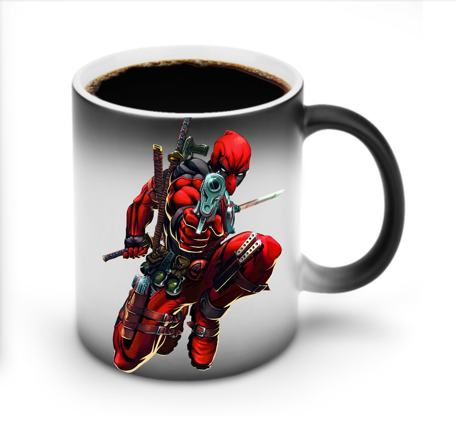 （画像用） Deadpool デッドプール 温度変色マグカップ