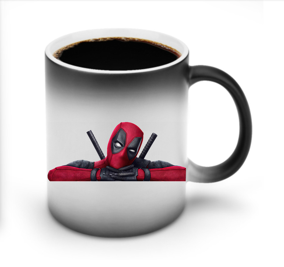 （画像用） Deadpool デッドプール 温度変色マグカップ