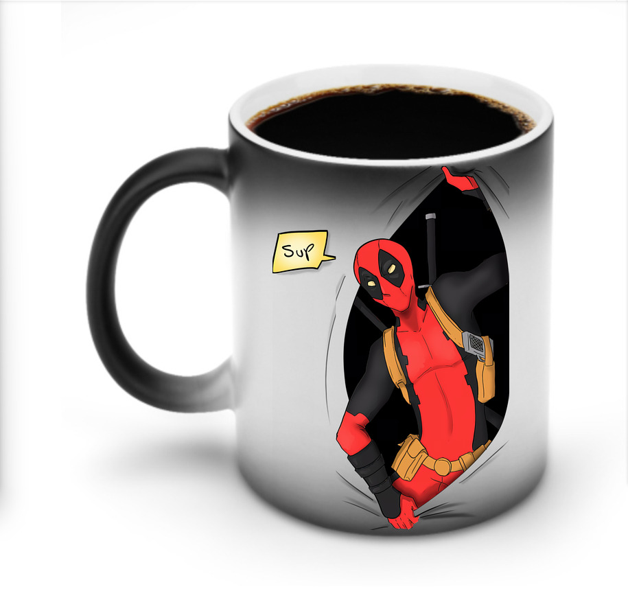 （画像用） Deadpool デッドプール 温度変色マグカップ