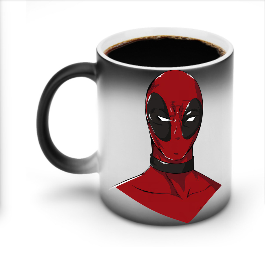 （画像用） Deadpool デッドプール 温度変色マグカップ