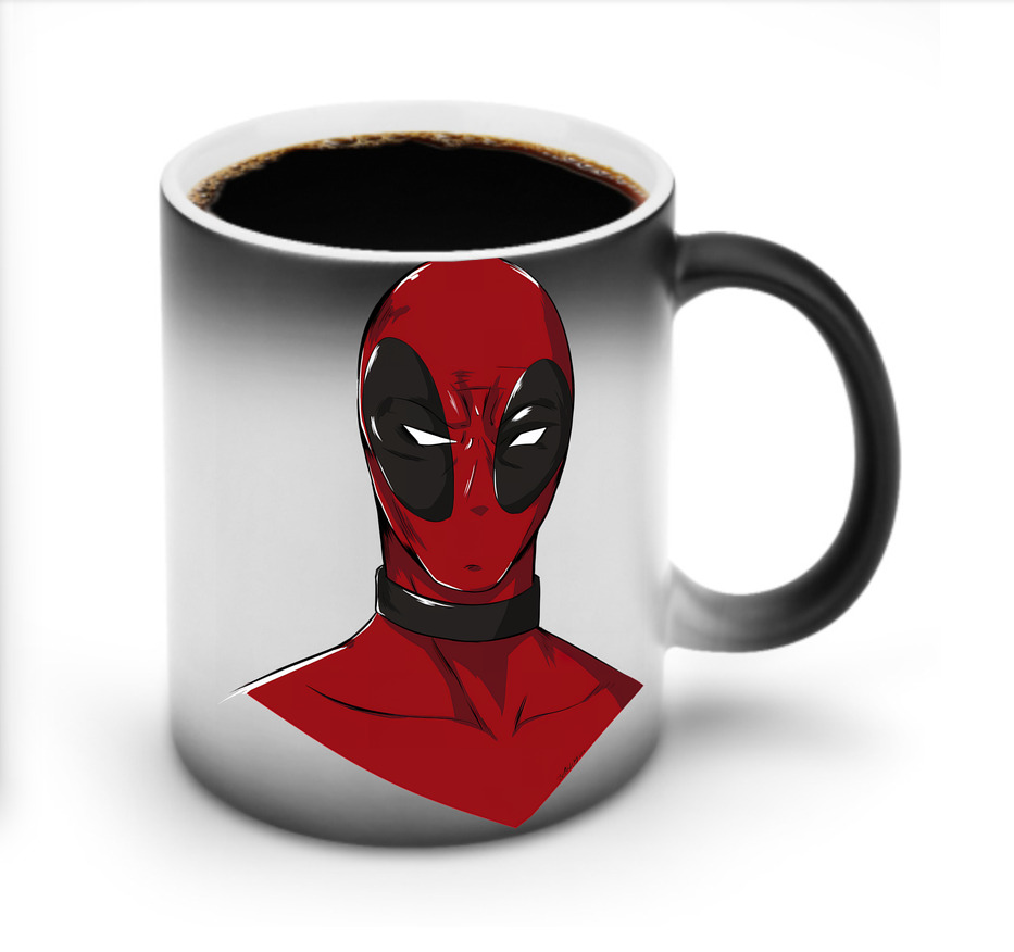 （画像用） Deadpool デッドプール 温度変色マグカップ