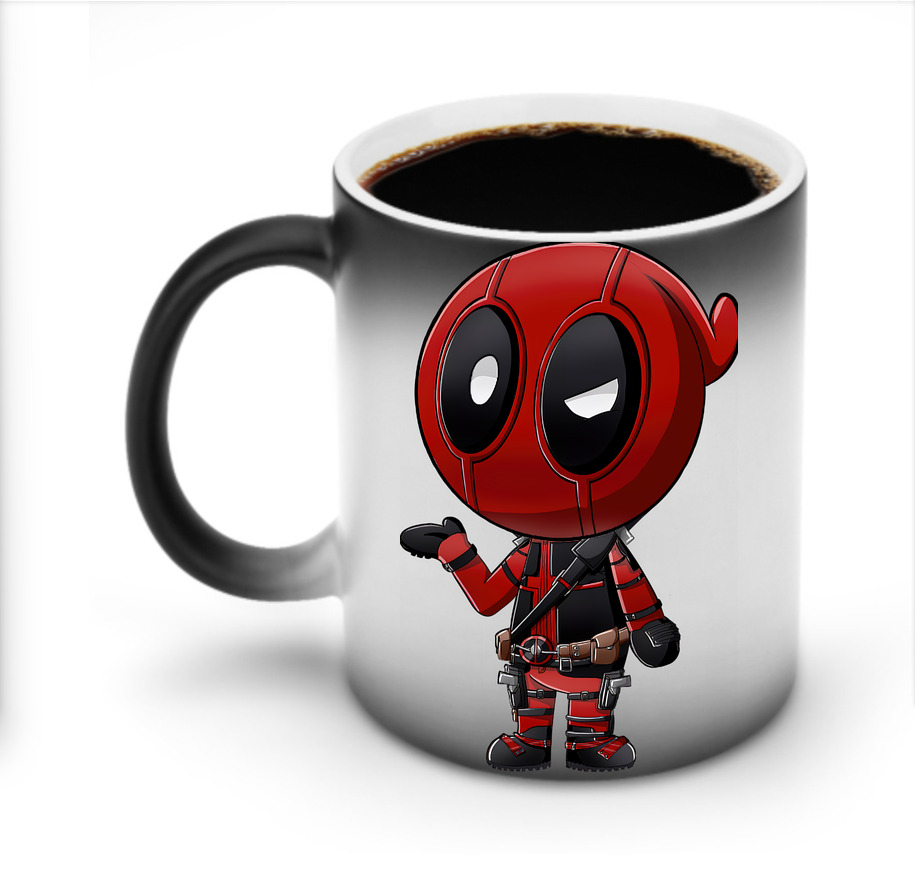 （画像用） Deadpool デッドプール 温度変色マグカップ