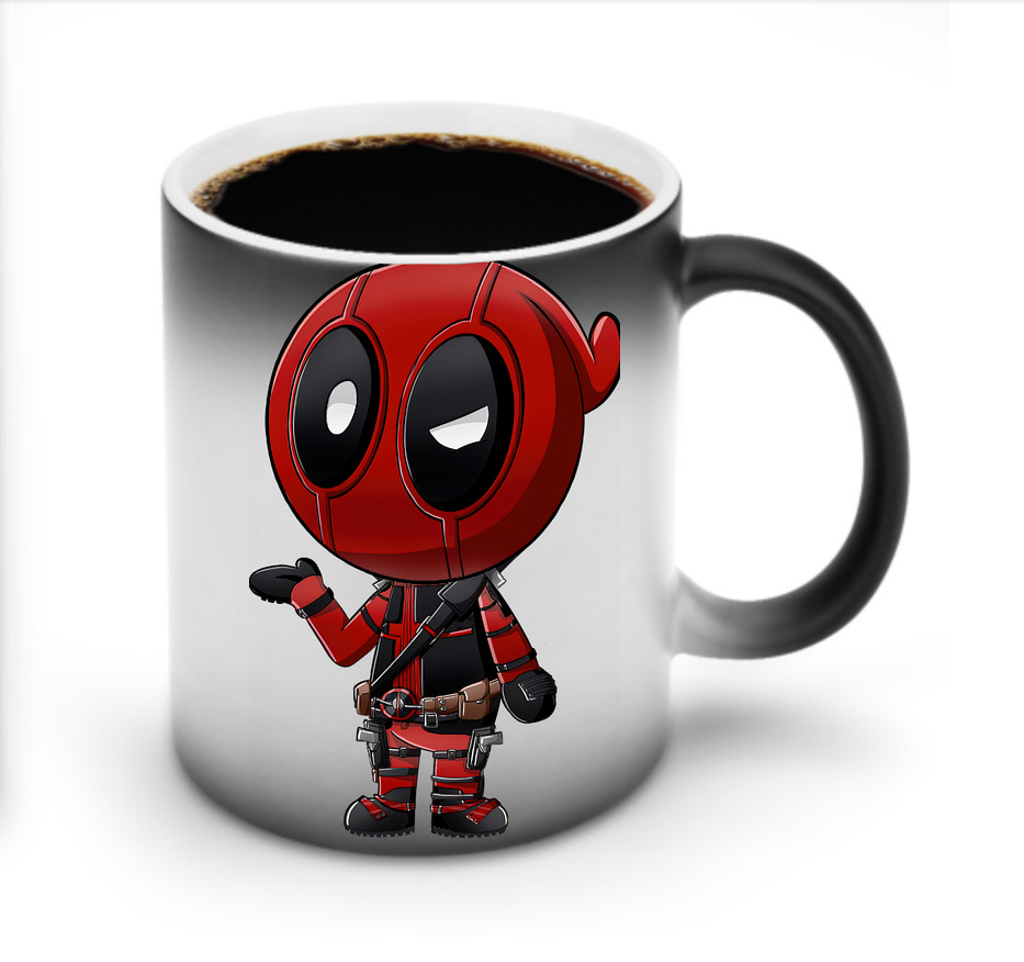 （画像用） Deadpool デッドプール 温度変色マグカップ