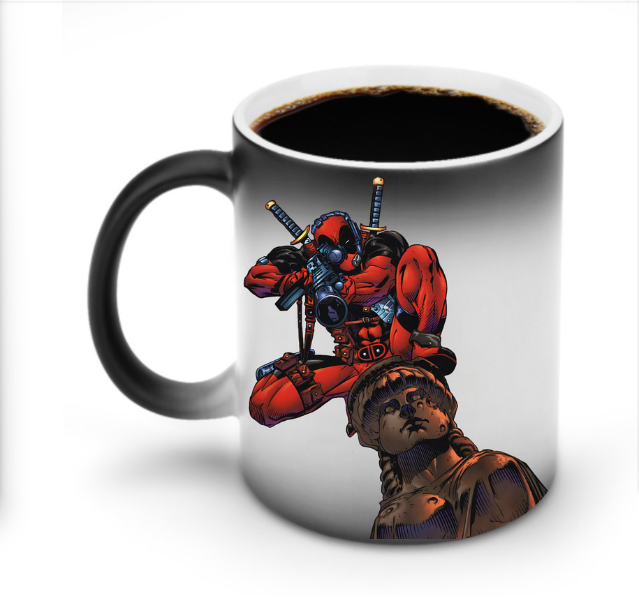 （画像用） Deadpool デッドプール 温度変色マグカップ