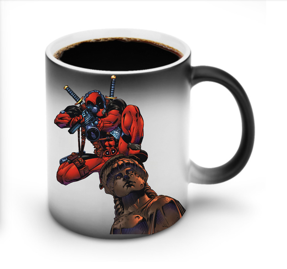 （画像用） Deadpool デッドプール 温度変色マグカップ