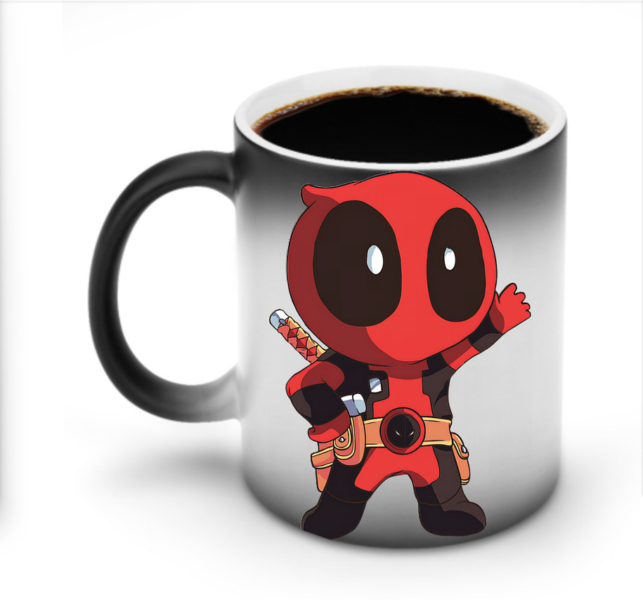 （画像用） Deadpool デッドプール 温度変色マグカップ