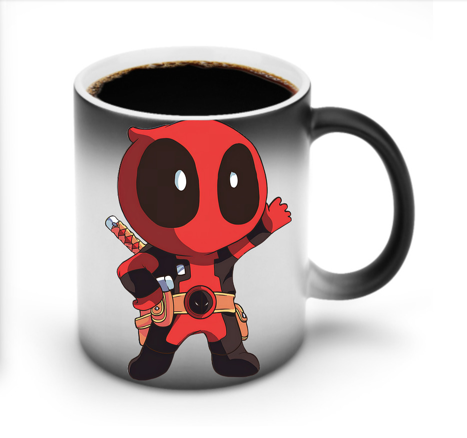（画像用） Deadpool デッドプール 温度変色マグカップ