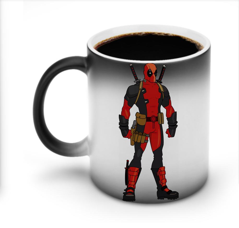 （画像用） Deadpool デッドプール 温度変色マグカップ