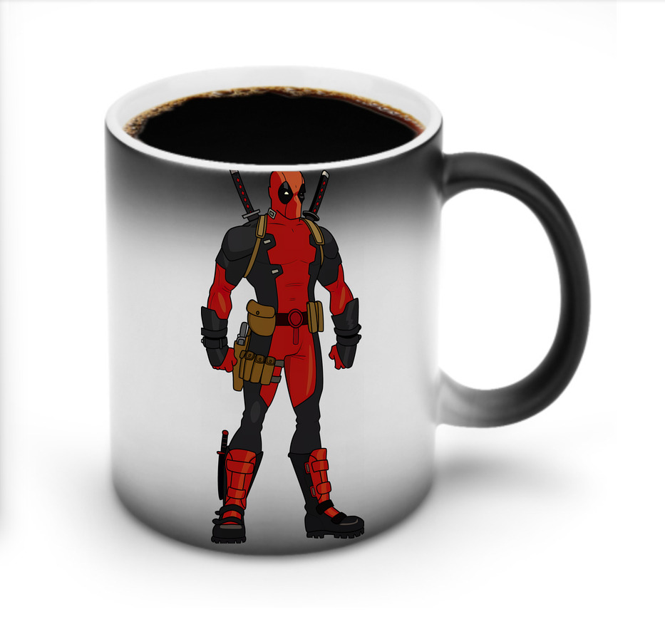 （画像用） Deadpool デッドプール 温度変色マグカップ