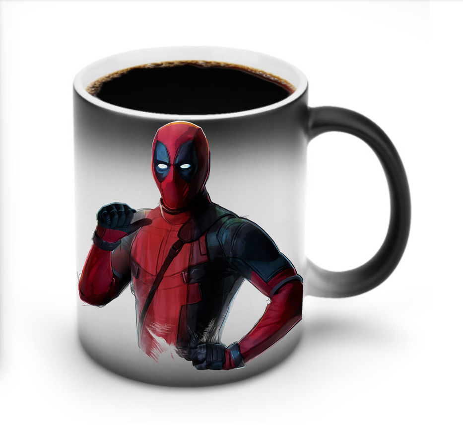 （画像用） Deadpool デッドプール 温度変色マグカップ