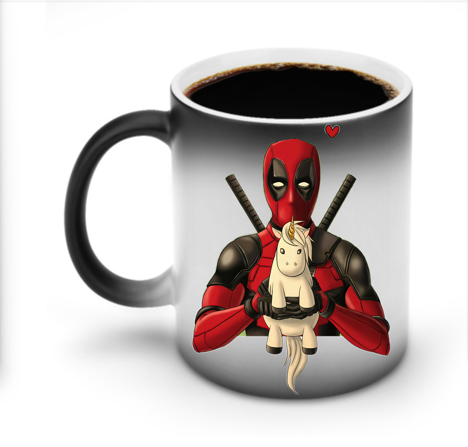（画像用） Deadpool デッドプール 温度変色マグカップ