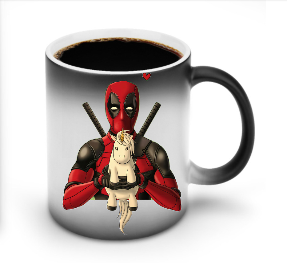 （画像用） Deadpool デッドプール 温度変色マグカップ