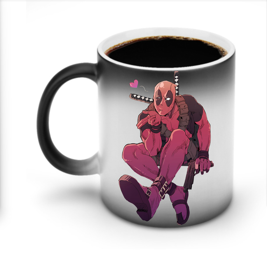 （画像用） Deadpool デッドプール 温度変色マグカップ