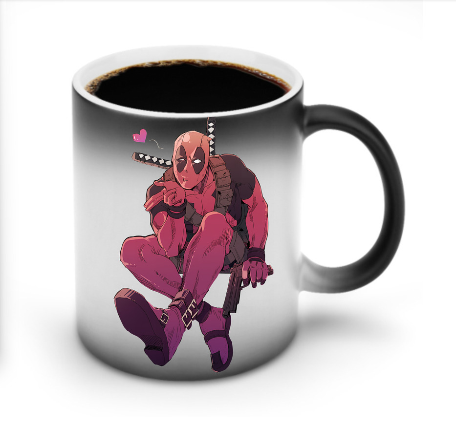 （画像用） Deadpool デッドプール 温度変色マグカップ