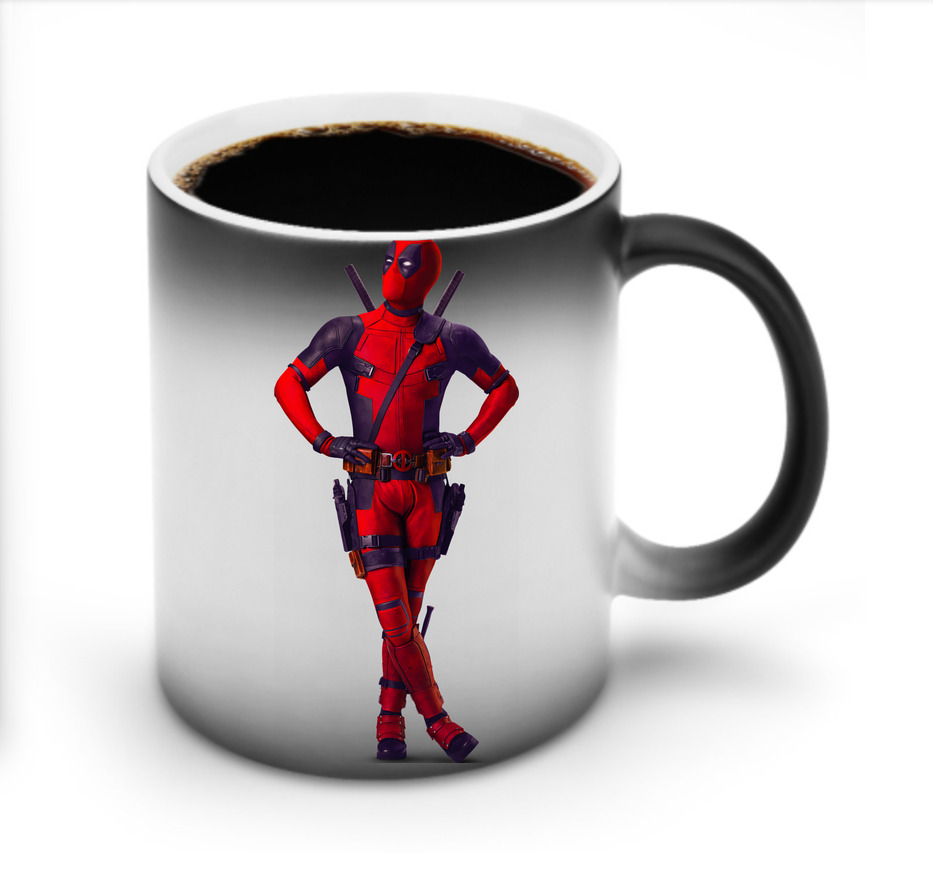 （画像用） Deadpool デッドプール 温度変色マグカップ