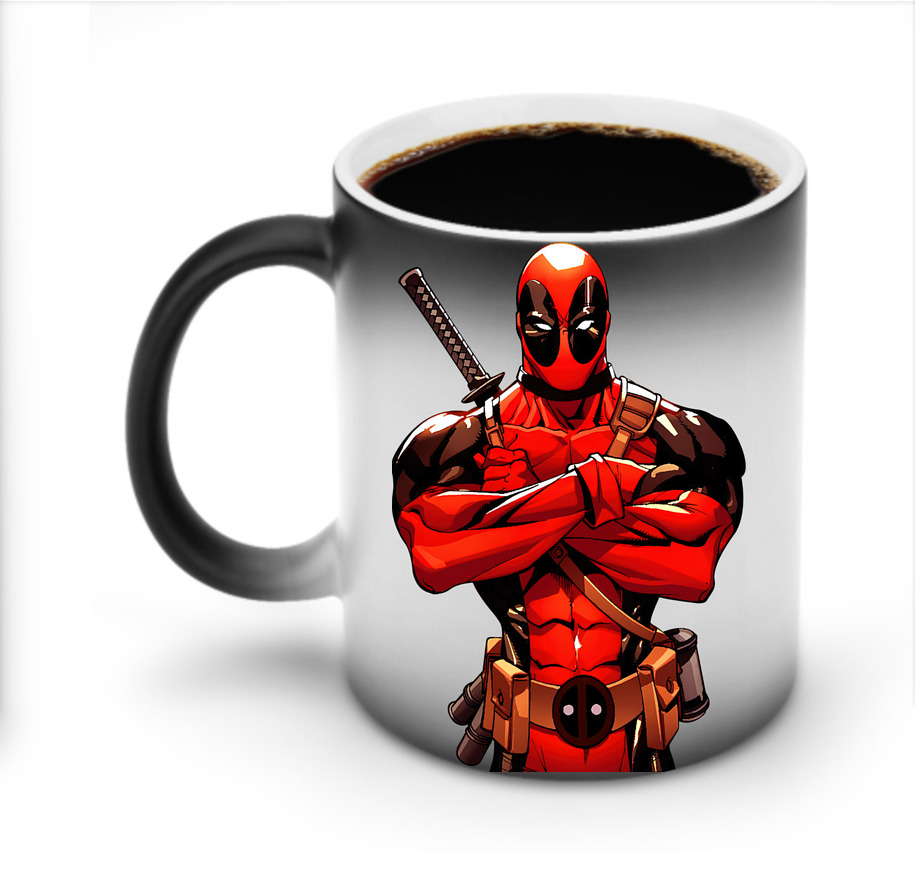 （画像用） Deadpool デッドプール 温度変色マグカップ