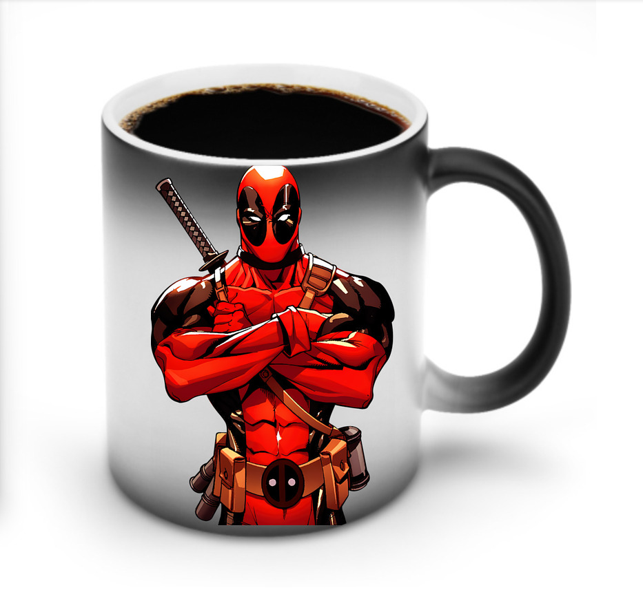 （画像用） Deadpool デッドプール 温度変色マグカップ