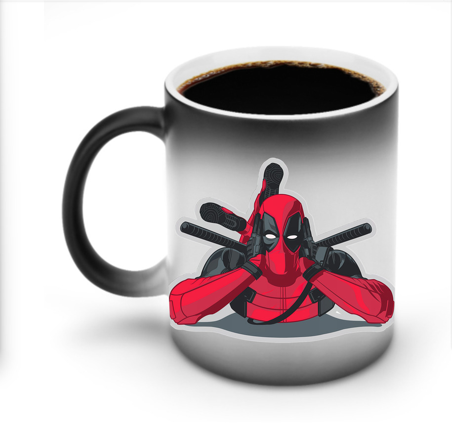 （画像用） Deadpool デッドプール 温度変色マグカップ