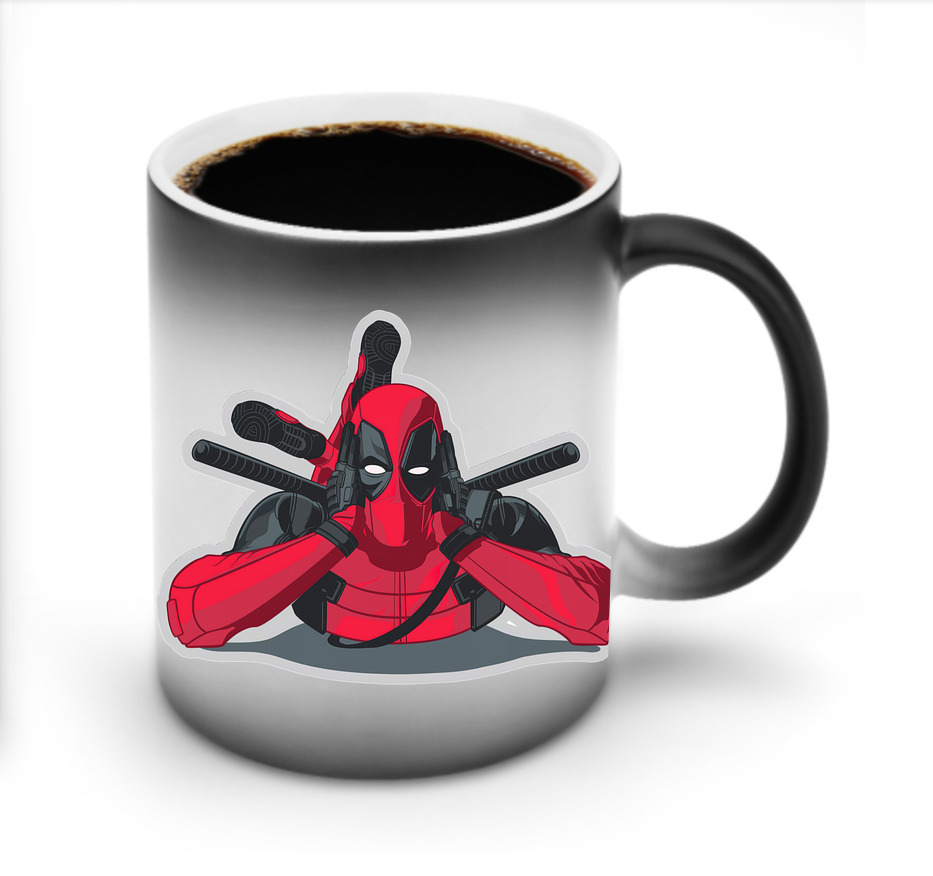 （画像用） Deadpool デッドプール 温度変色マグカップ