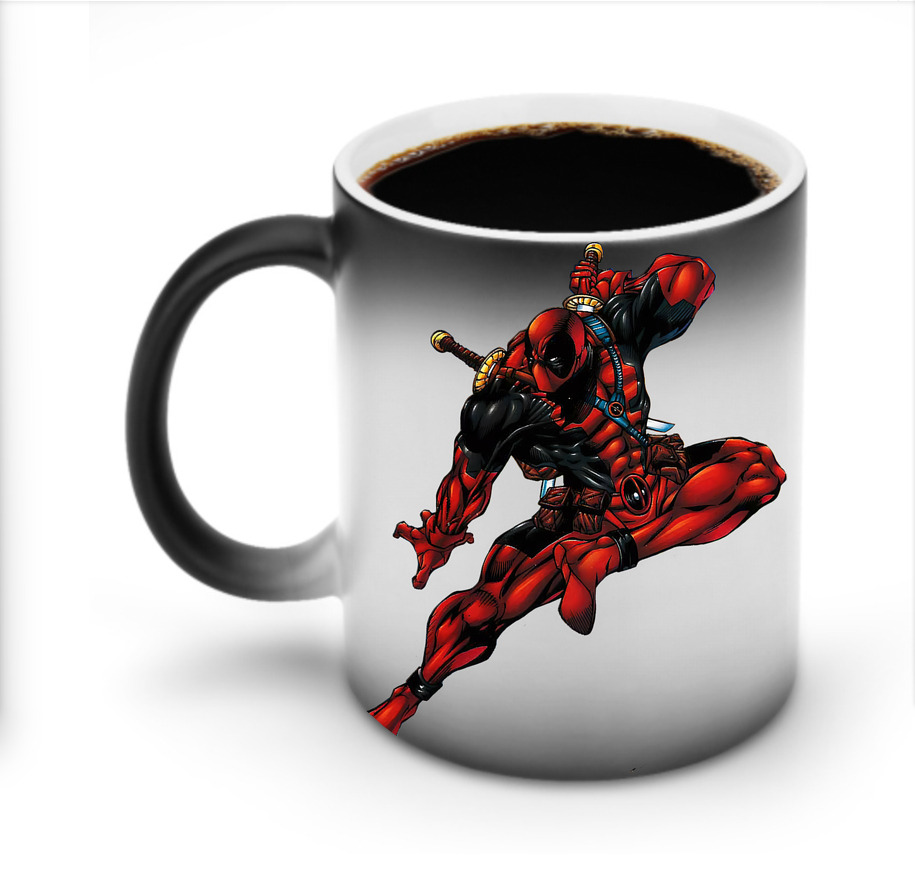 （画像用） Deadpool デッドプール 温度変色マグカップ
