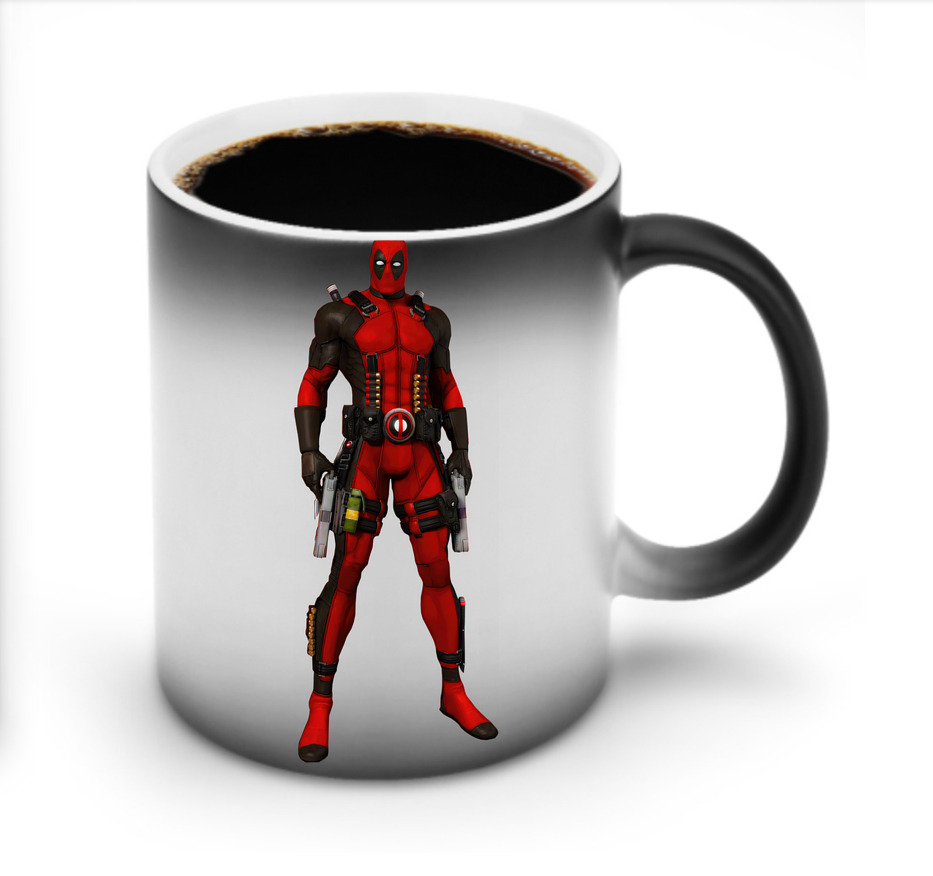 （画像用） Deadpool デッドプール 温度変色マグカップ