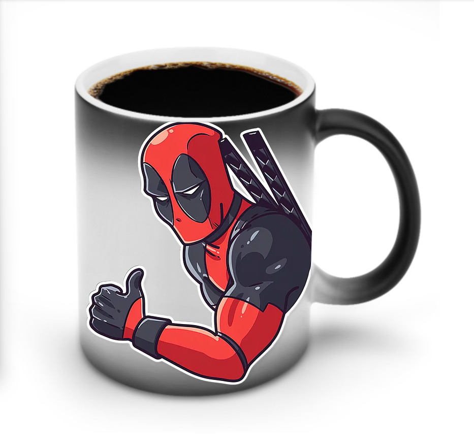 （画像用） Deadpool デッドプール 温度変色マグカップ