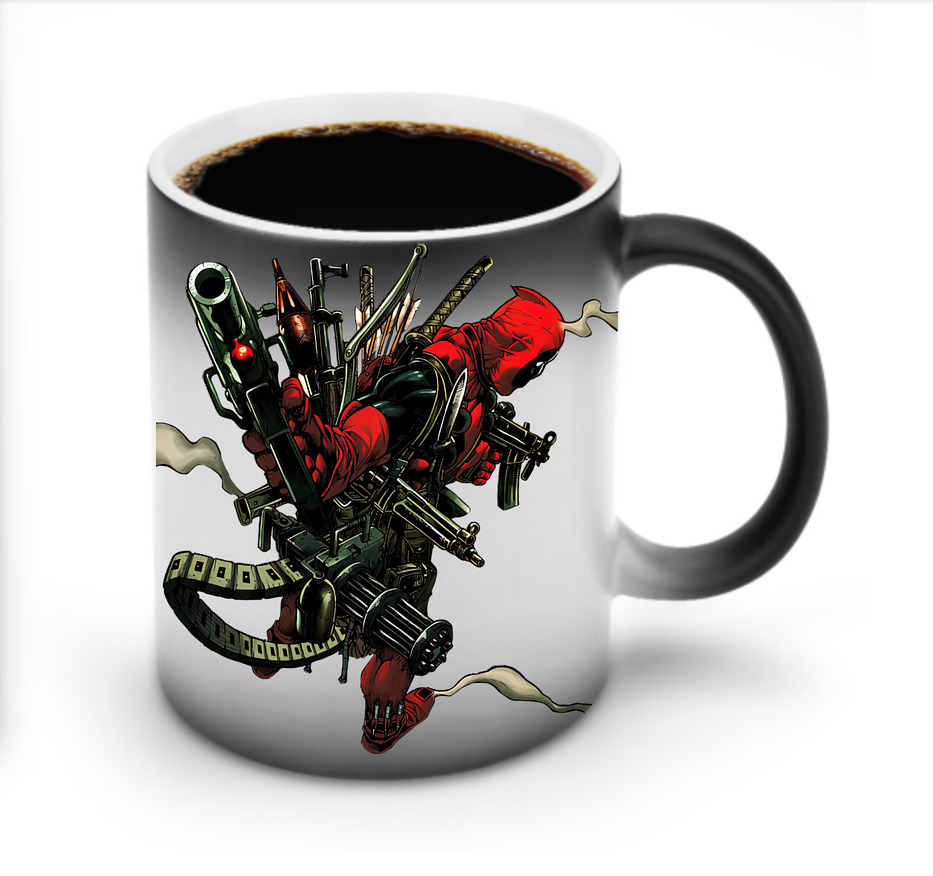 （画像用） Deadpool デッドプール 温度変色マグカップ