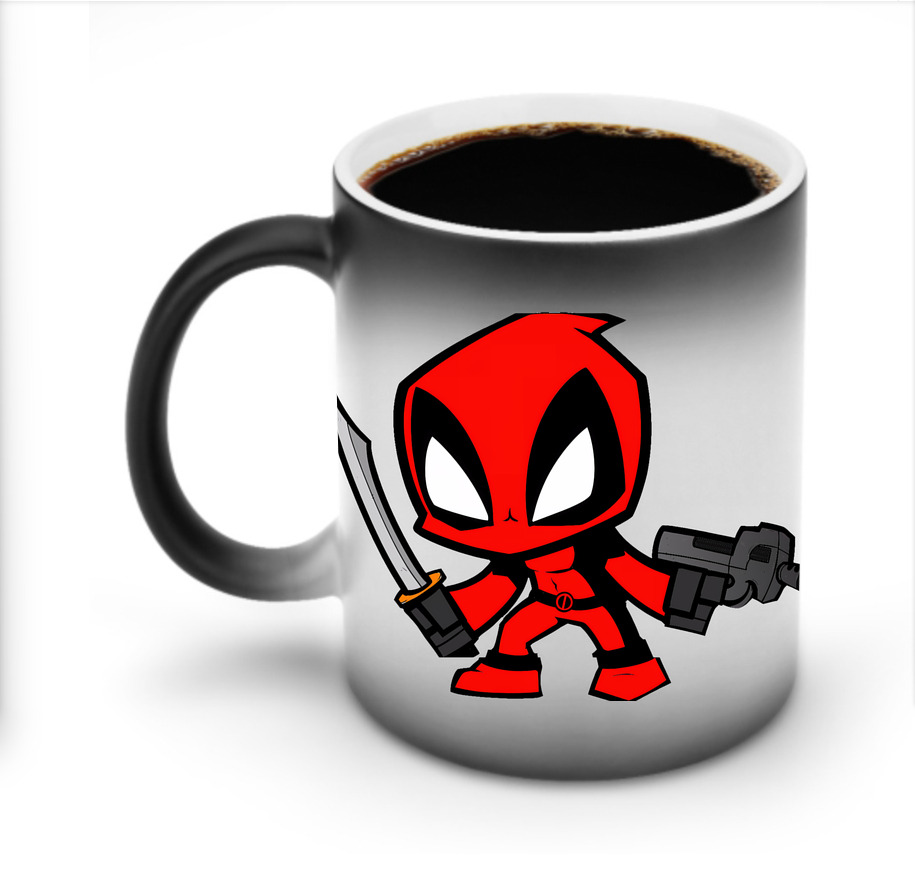 （画像用） Deadpool デッドプール 温度変色マグカップ