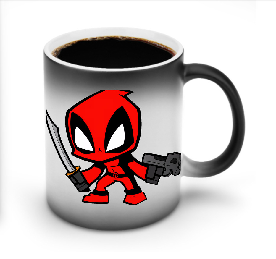 （画像用） Deadpool デッドプール 温度変色マグカップ