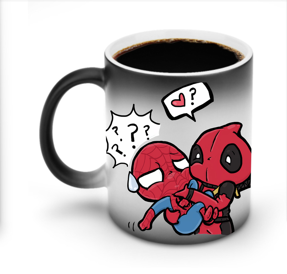 （画像用） Deadpool デッドプール 温度変色マグカップ