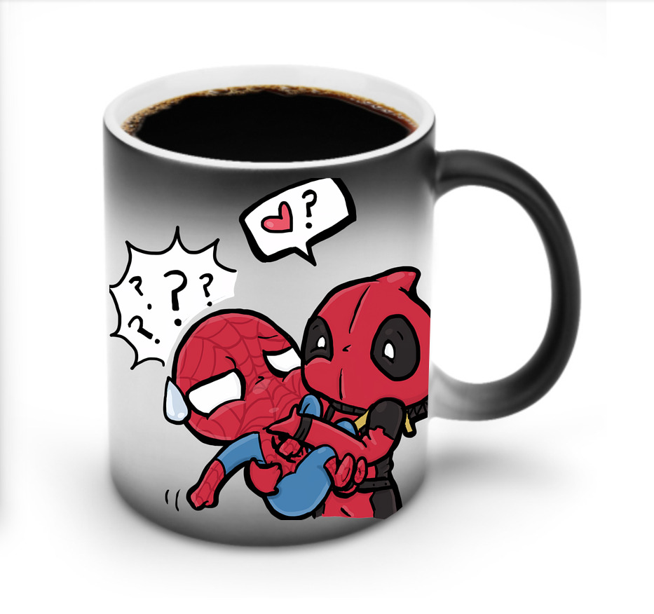 （画像用） Deadpool デッドプール 温度変色マグカップ