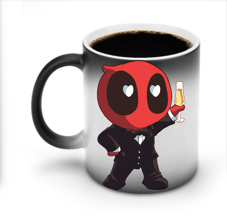 （画像用） Deadpool デッドプール 温度変色マグカップ
