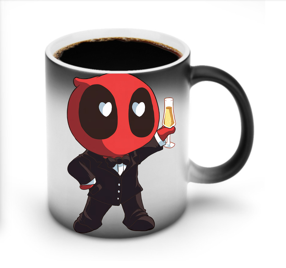 （画像用） Deadpool デッドプール 温度変色マグカップ