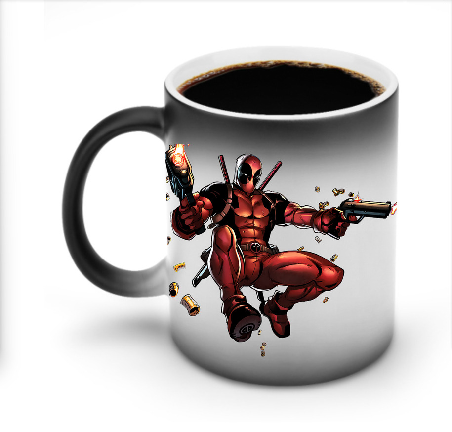 （画像用） Deadpool デッドプール 温度変色マグカップ
