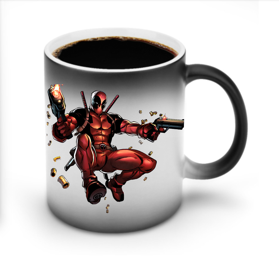 （画像用） Deadpool デッドプール 温度変色マグカップ
