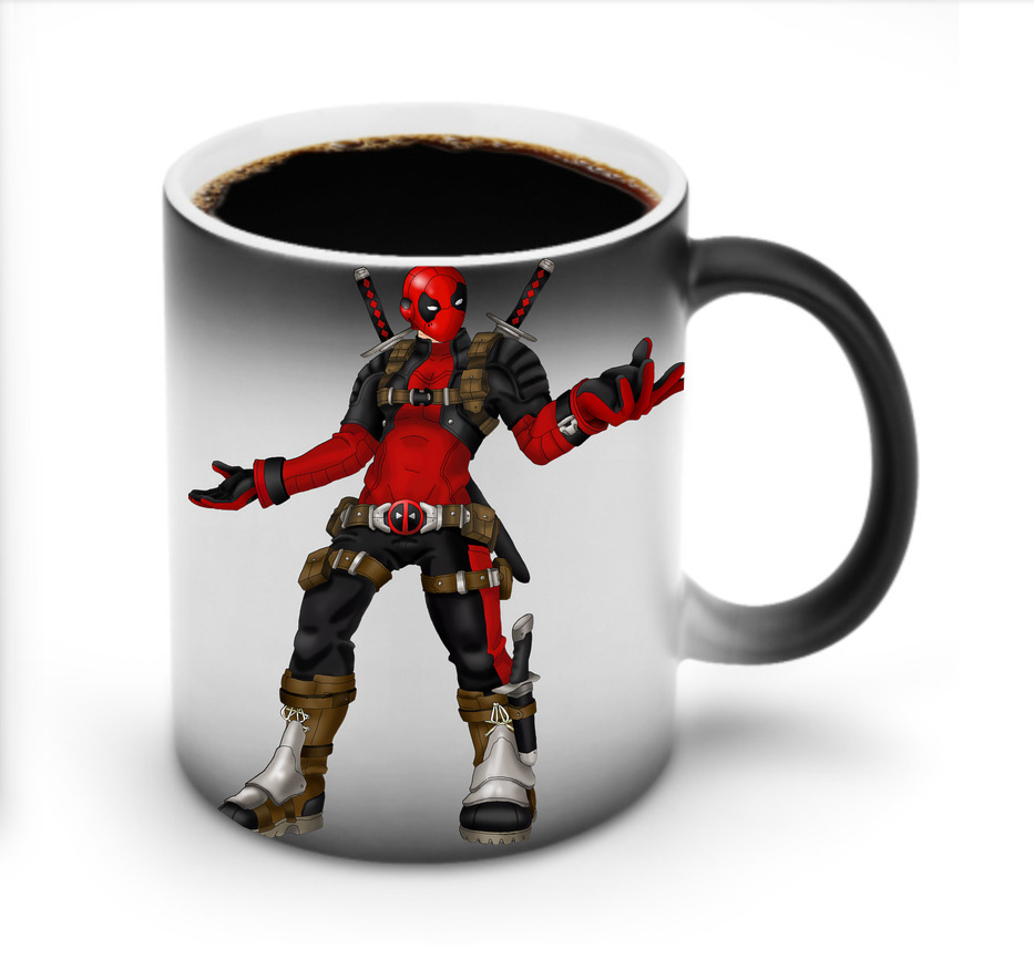 （画像用） Deadpool デッドプール 温度変色マグカップ