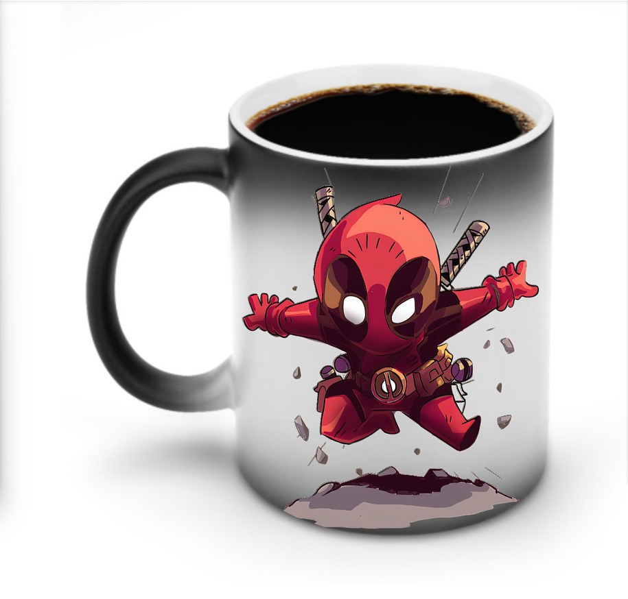 （画像用） Deadpool デッドプール 温度変色マグカップ