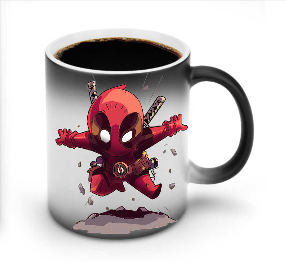（画像用） Deadpool デッドプール 温度変色マグカップ
